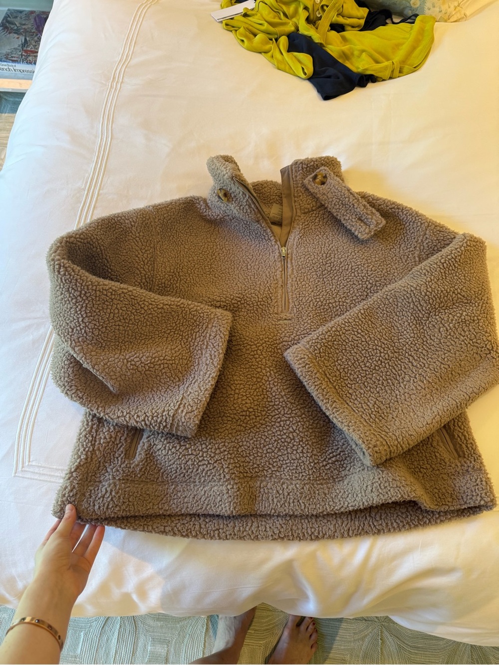 Kids Sherpa Jacket - Taupe